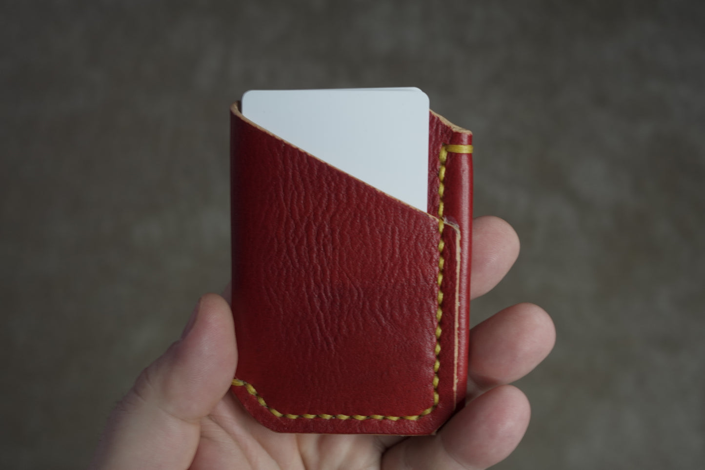 The Buckshot - La Bretagna Red Yellow Stitching