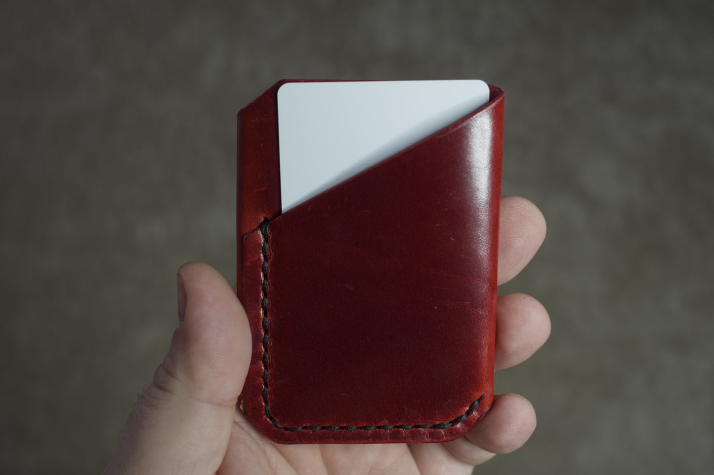 The Buckshot - La Bretagna Red Oil Black Stitching