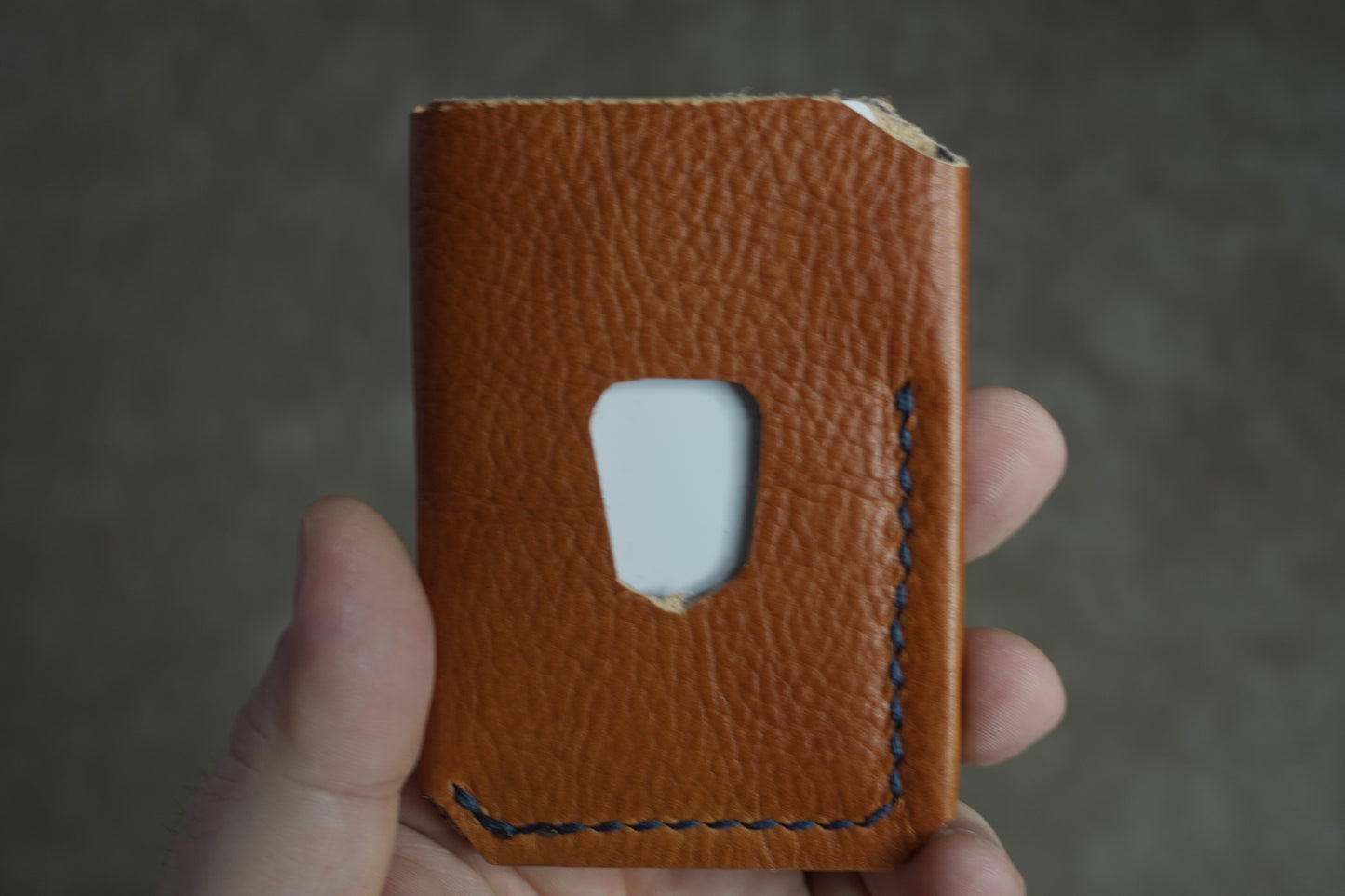 The Buckshot - La Bretagna Orange Navy Stitching