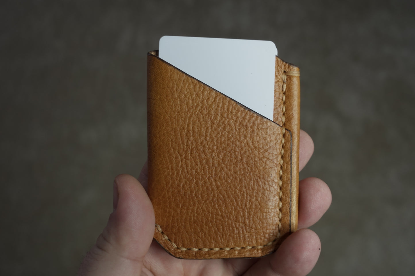 The Buckshot - La Bretagna Tan Leather Tan Stitching