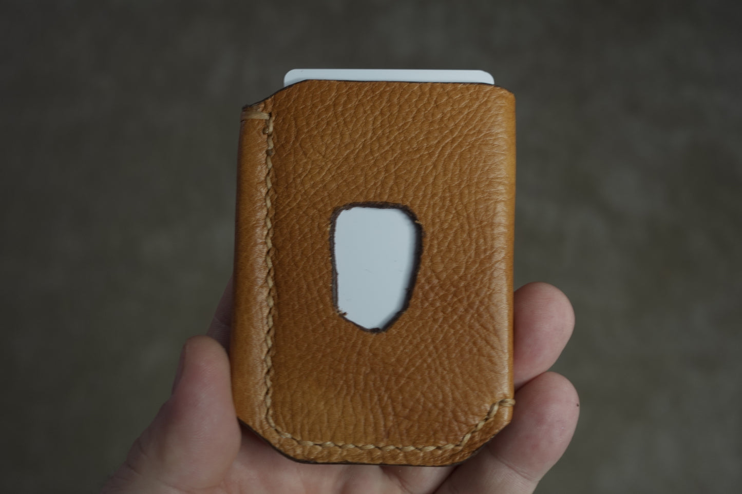 The Buckshot - La Bretagna Tan Leather Tan Stitching