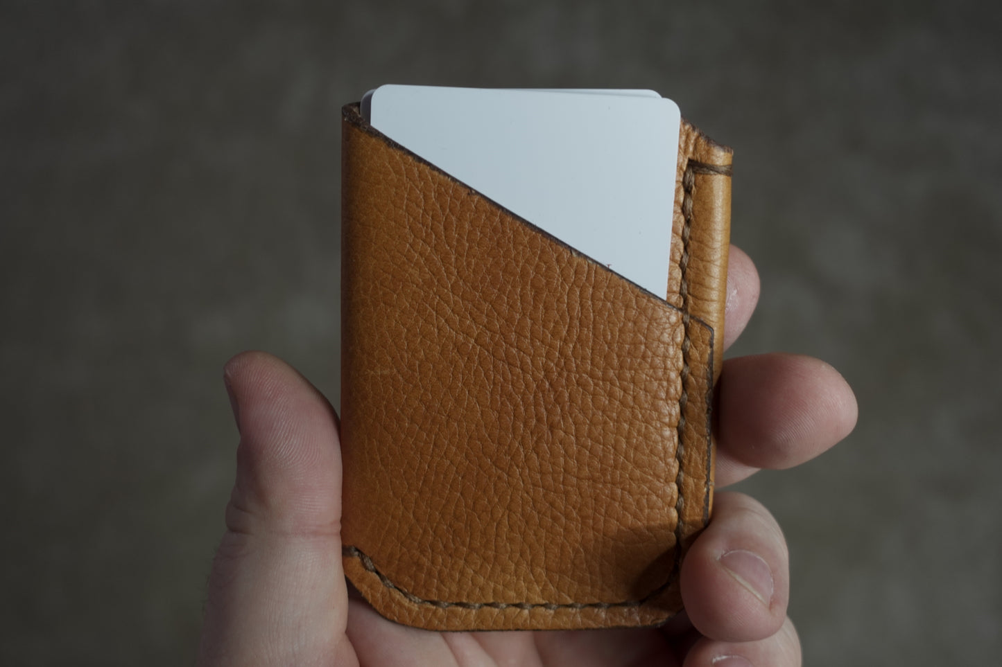 The Buckshot - La Bretagna Tan Leather Havana Stitching