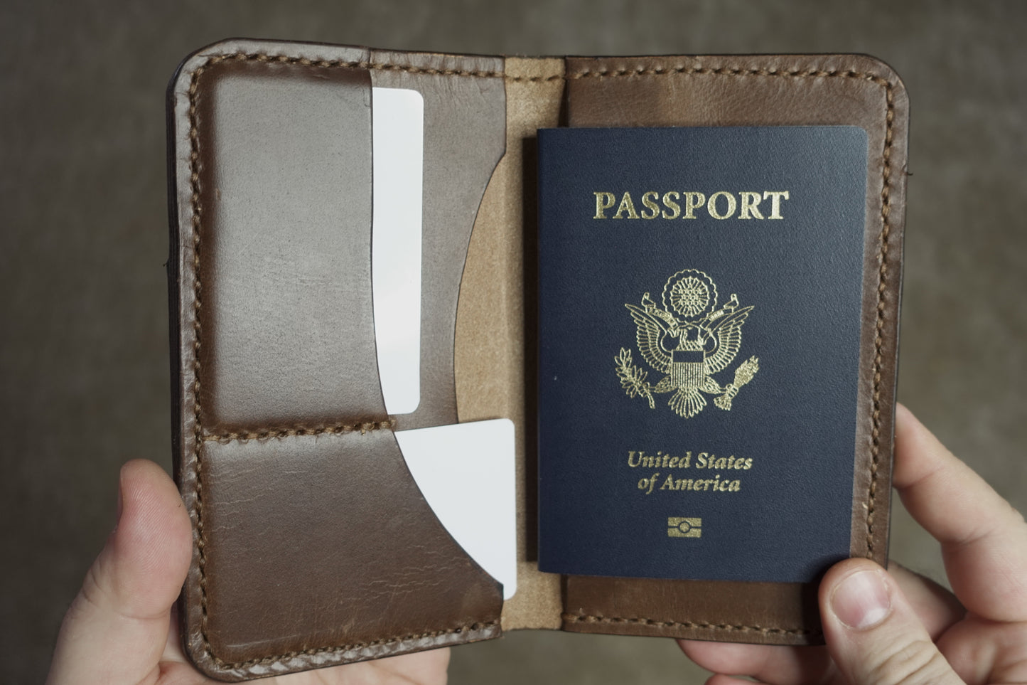The Adalyn - Brown Horween Dublin Havana Stitching