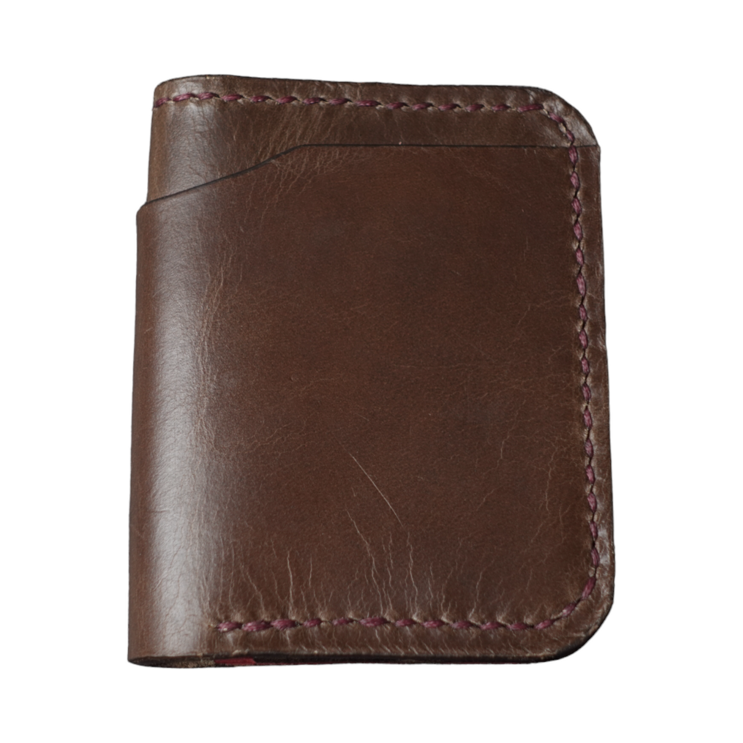 Ryde 'R Die - Horween Brown Dublin, Red Oil Inserts, Burgundy Stitching