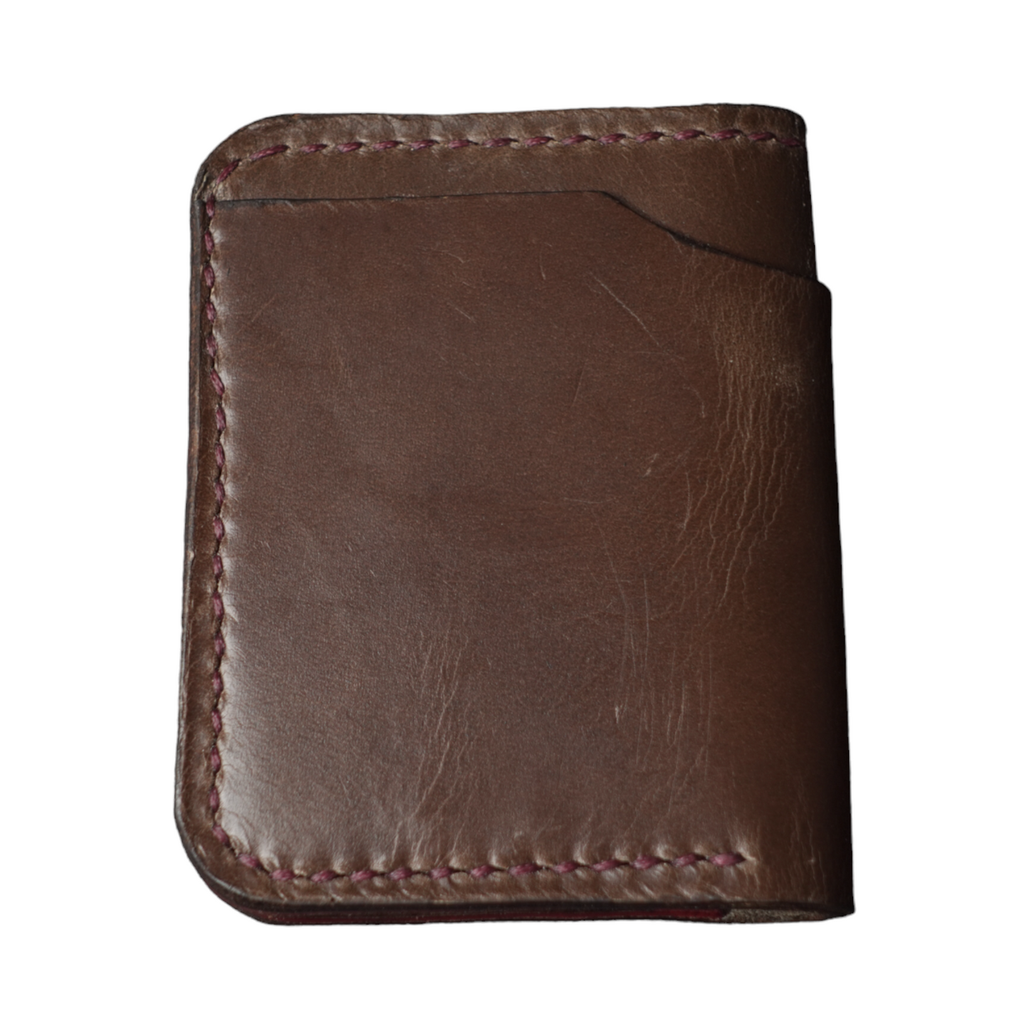 Ryde 'R Die - Horween Brown Dublin, Red Oil Inserts, Burgundy Stitching