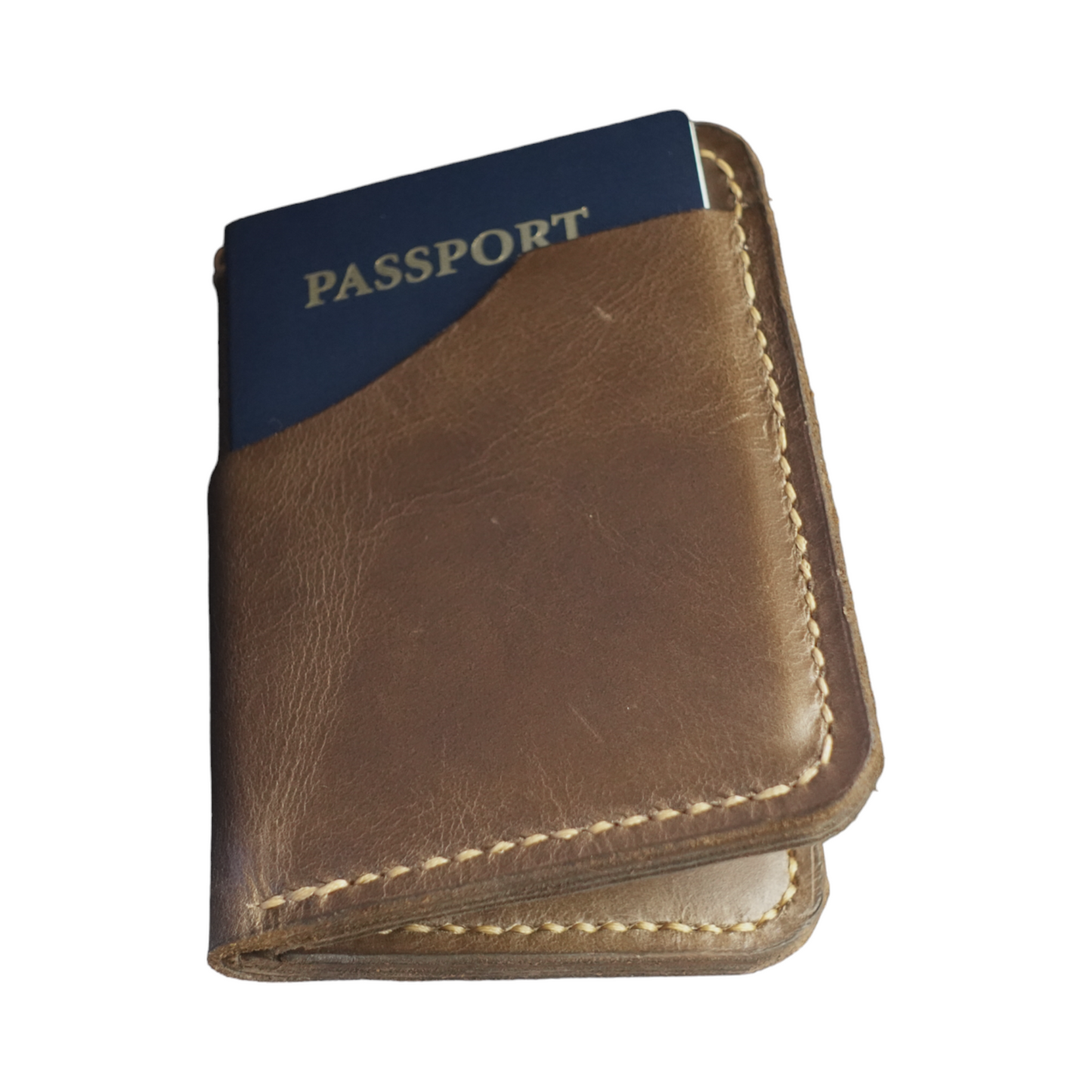 The Papa - Horween Brown Dublin Tan Stitching