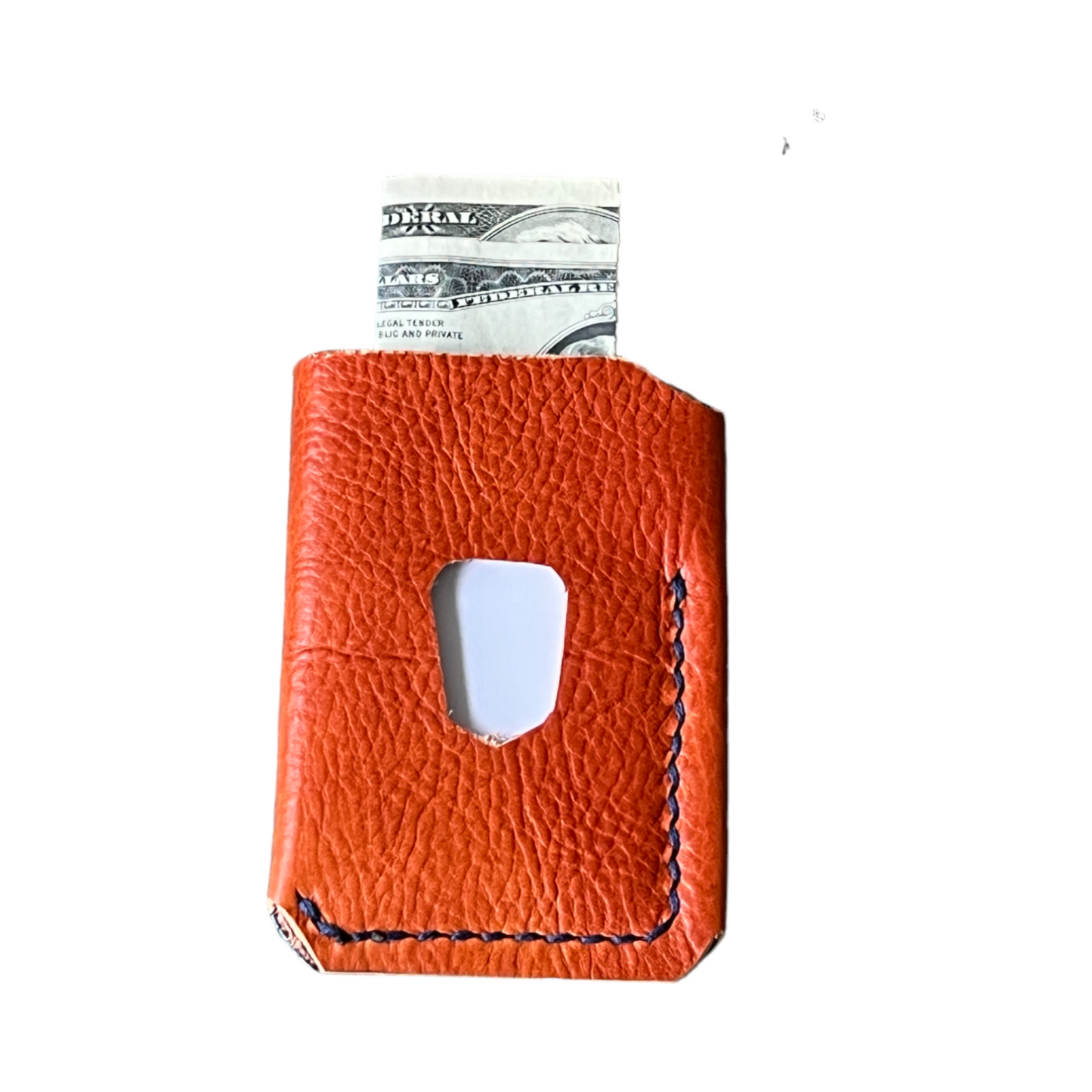 The Buckshot - La Bretagna Orange Navy Stitching