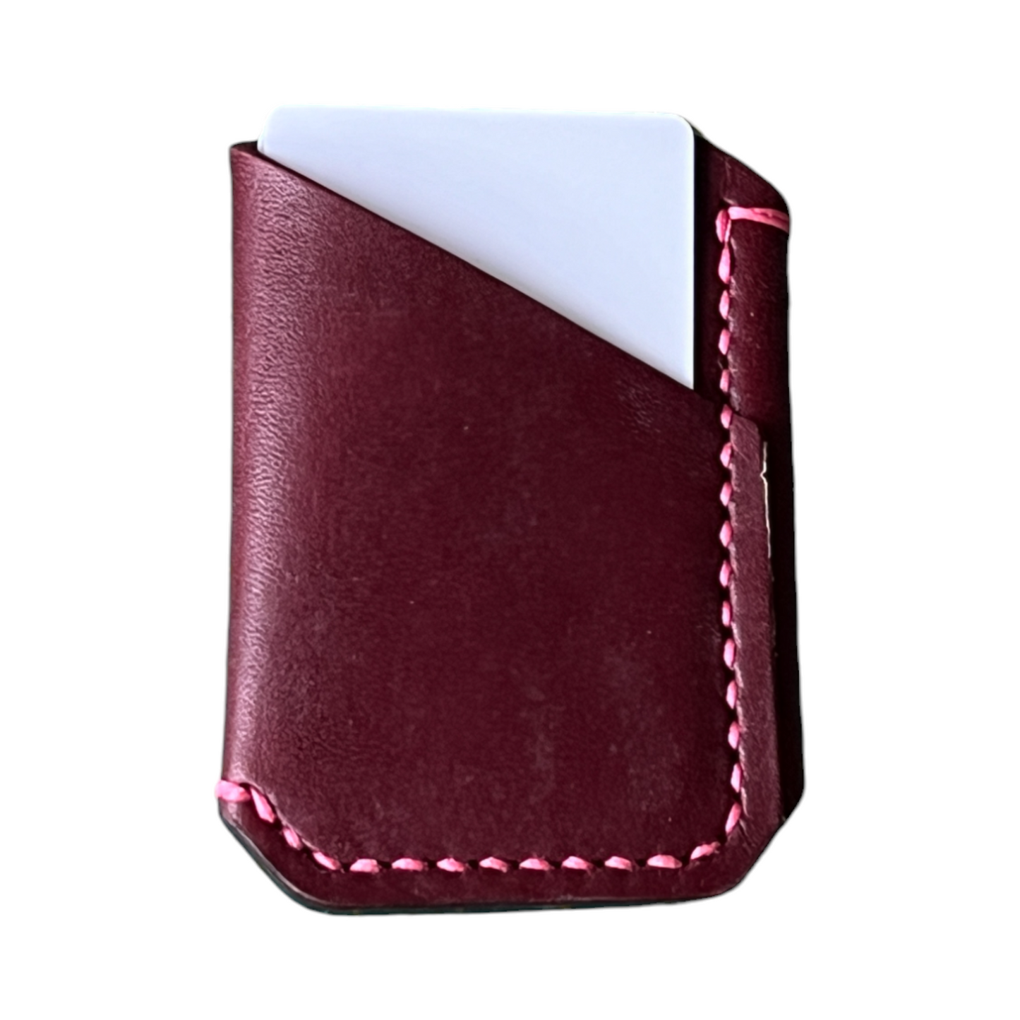The Buckshot - Wickett & Craig Burgundy Pink Stitching