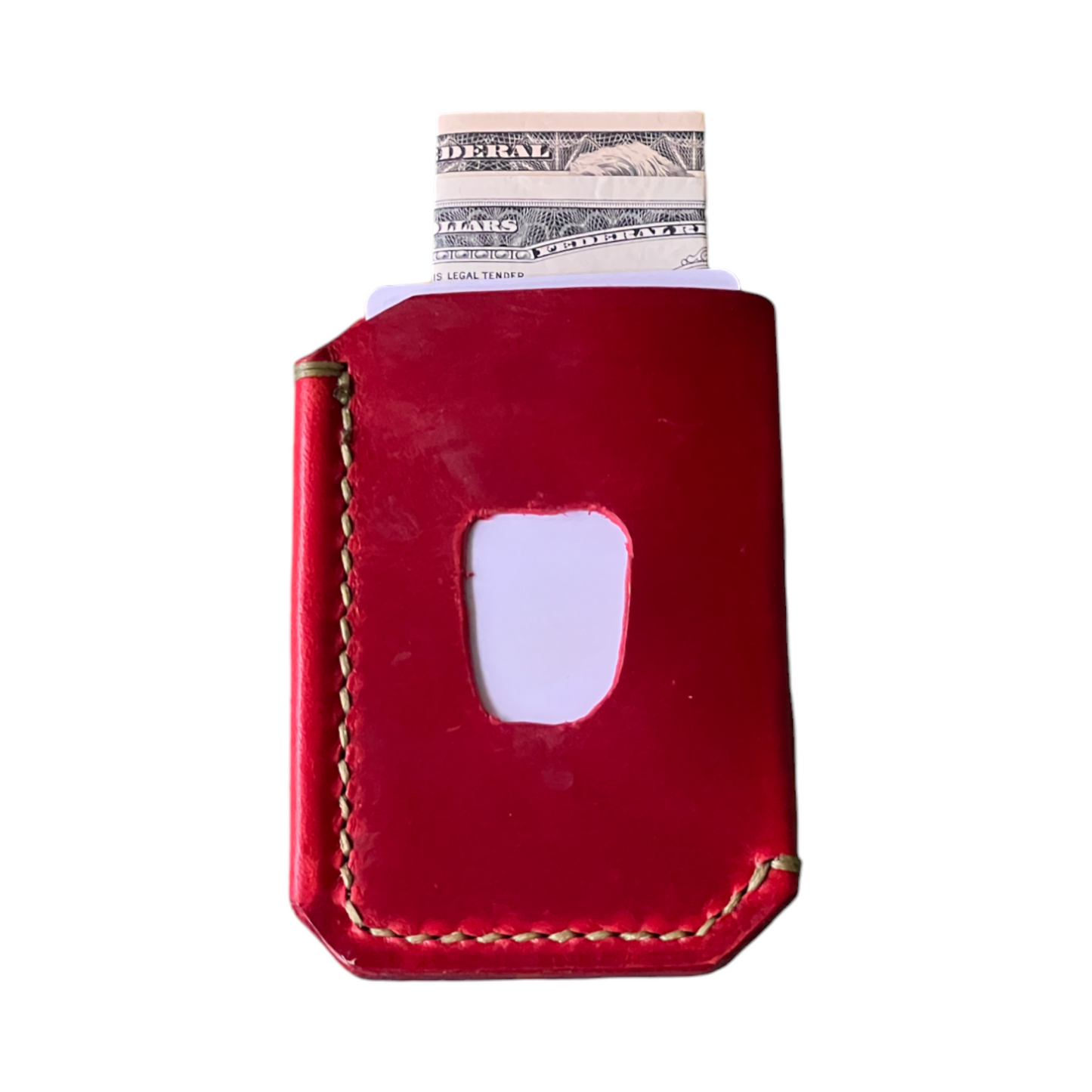 The Buckshot - La Bretagna Red Oil Green Stitching