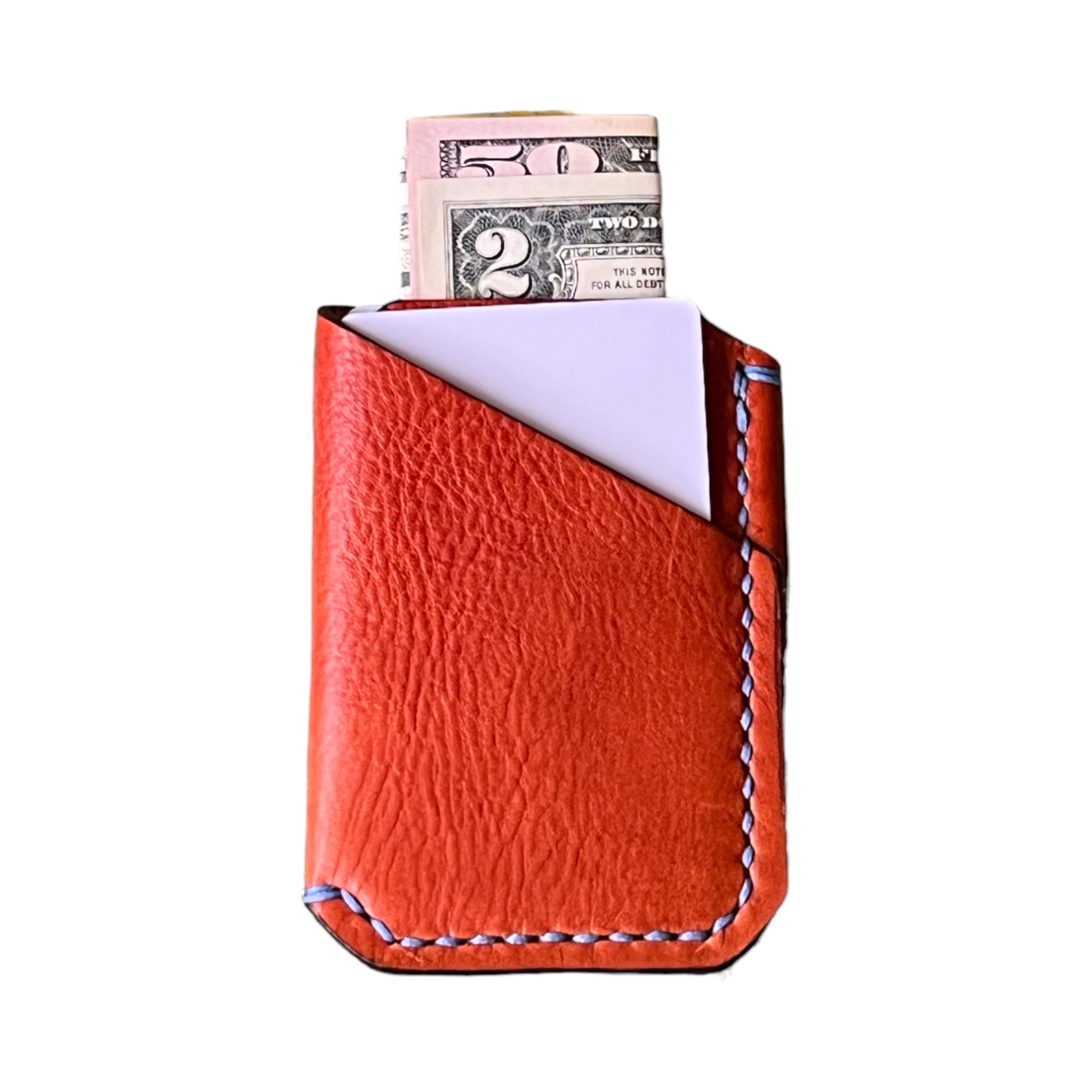 The Buckshot - La Bretagna Orange Blue Stitching