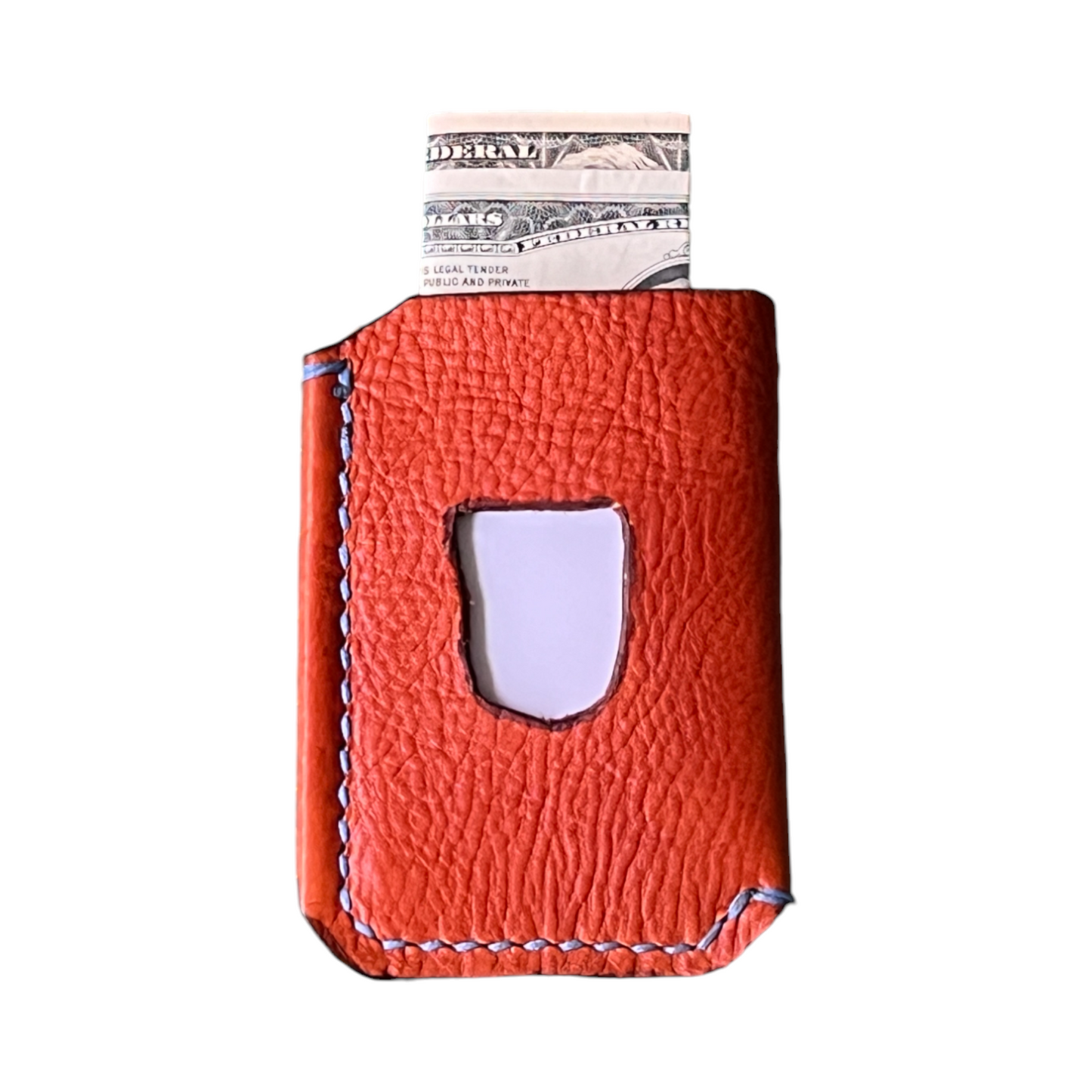 The Buckshot - La Bretagna Orange Blue Stitching