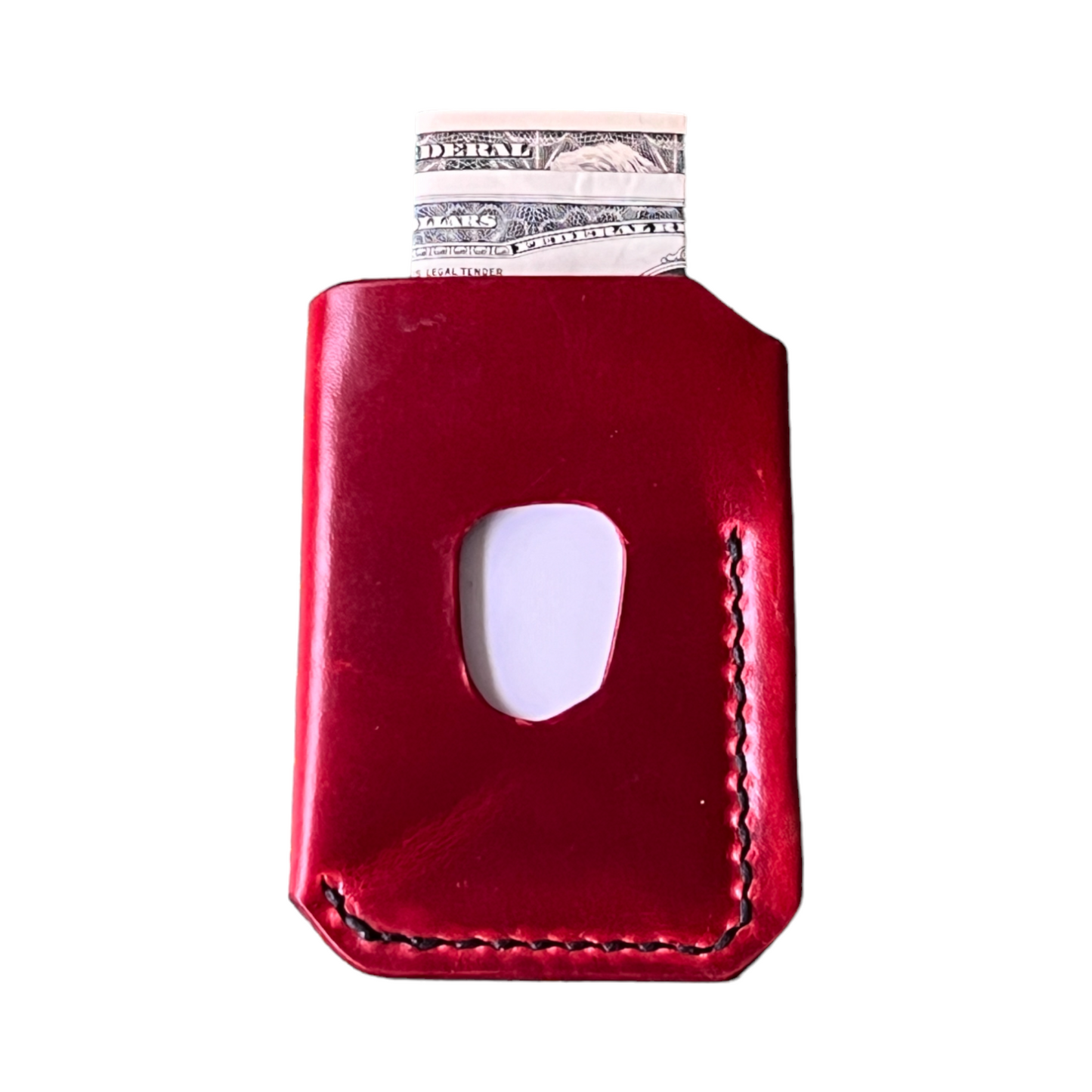 The Buckshot - La Bretagna Red Oil Black Stitching