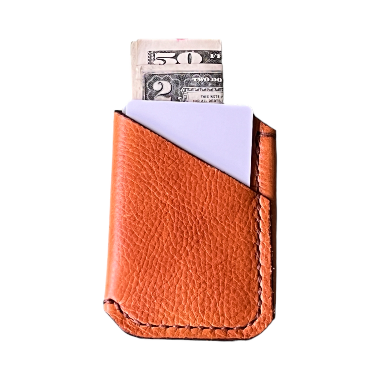 The Buckshot - La Bretagna Tan Leather Havana Stitching