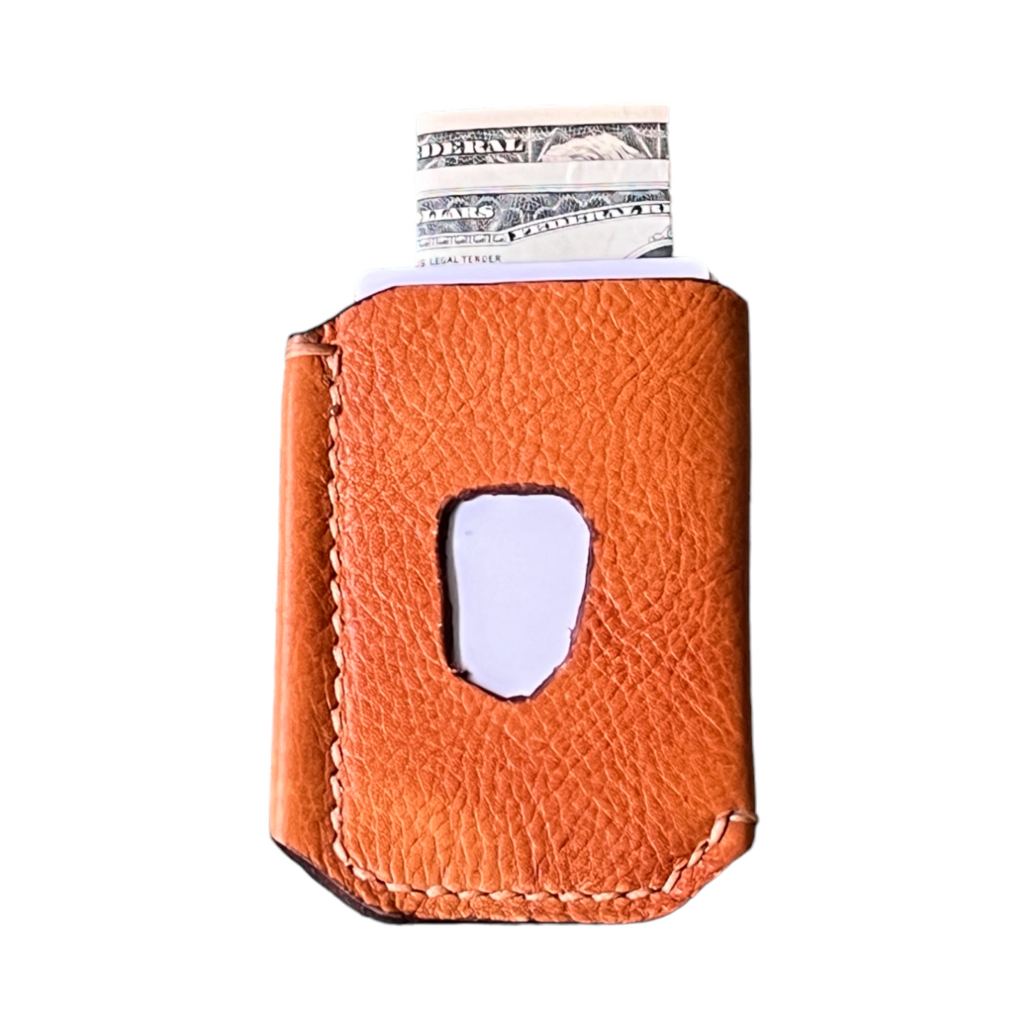 The Buckshot - La Bretagna Tan Leather Tan Stitching