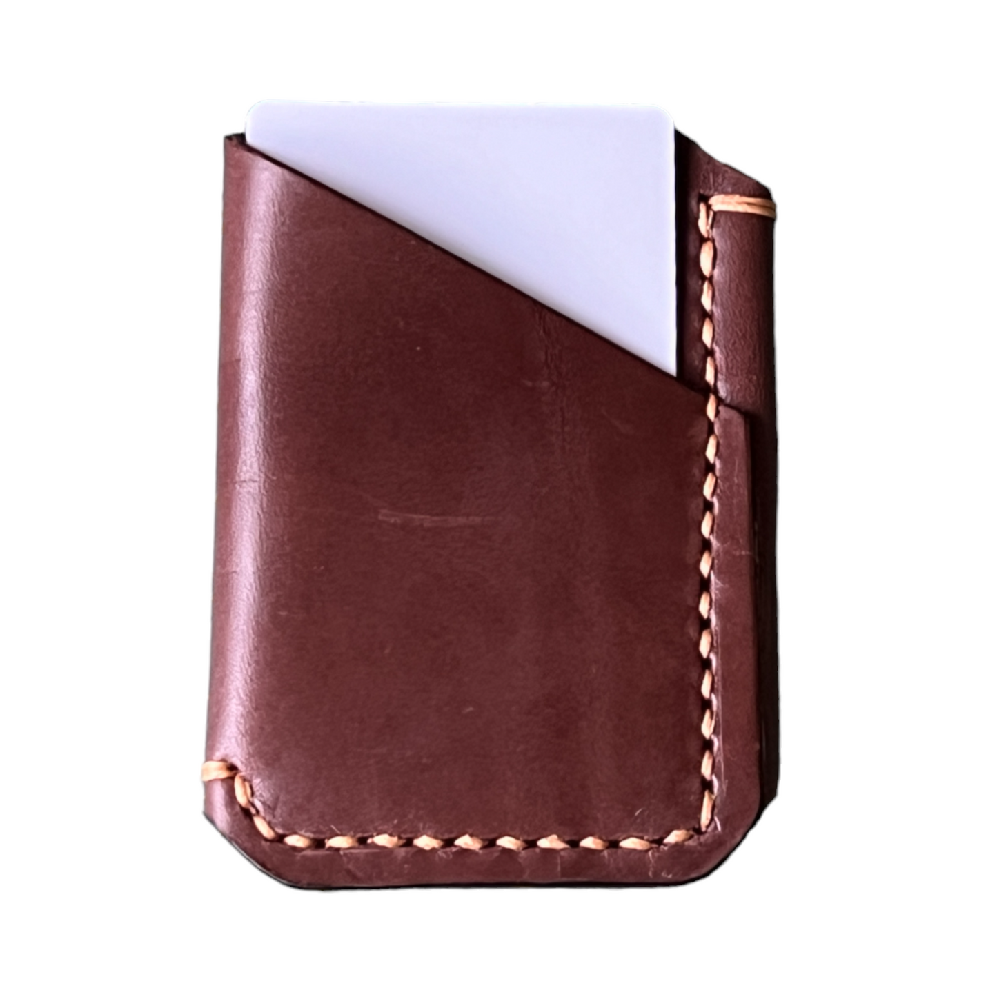 The Buckshot - Italian Vachetta Brown Tan Stitching