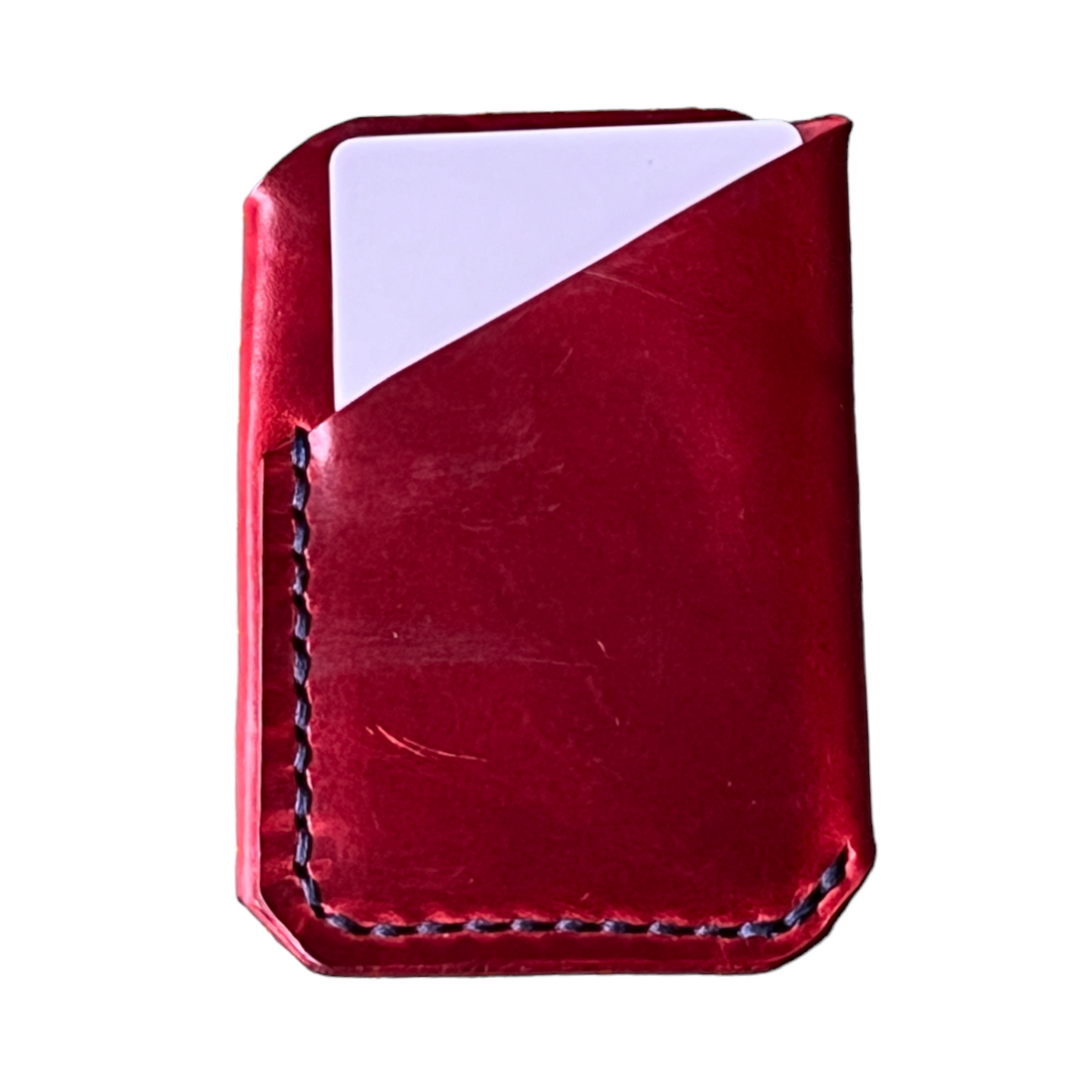 The Buckshot - La Bretagna Red Oil Navy Stitching