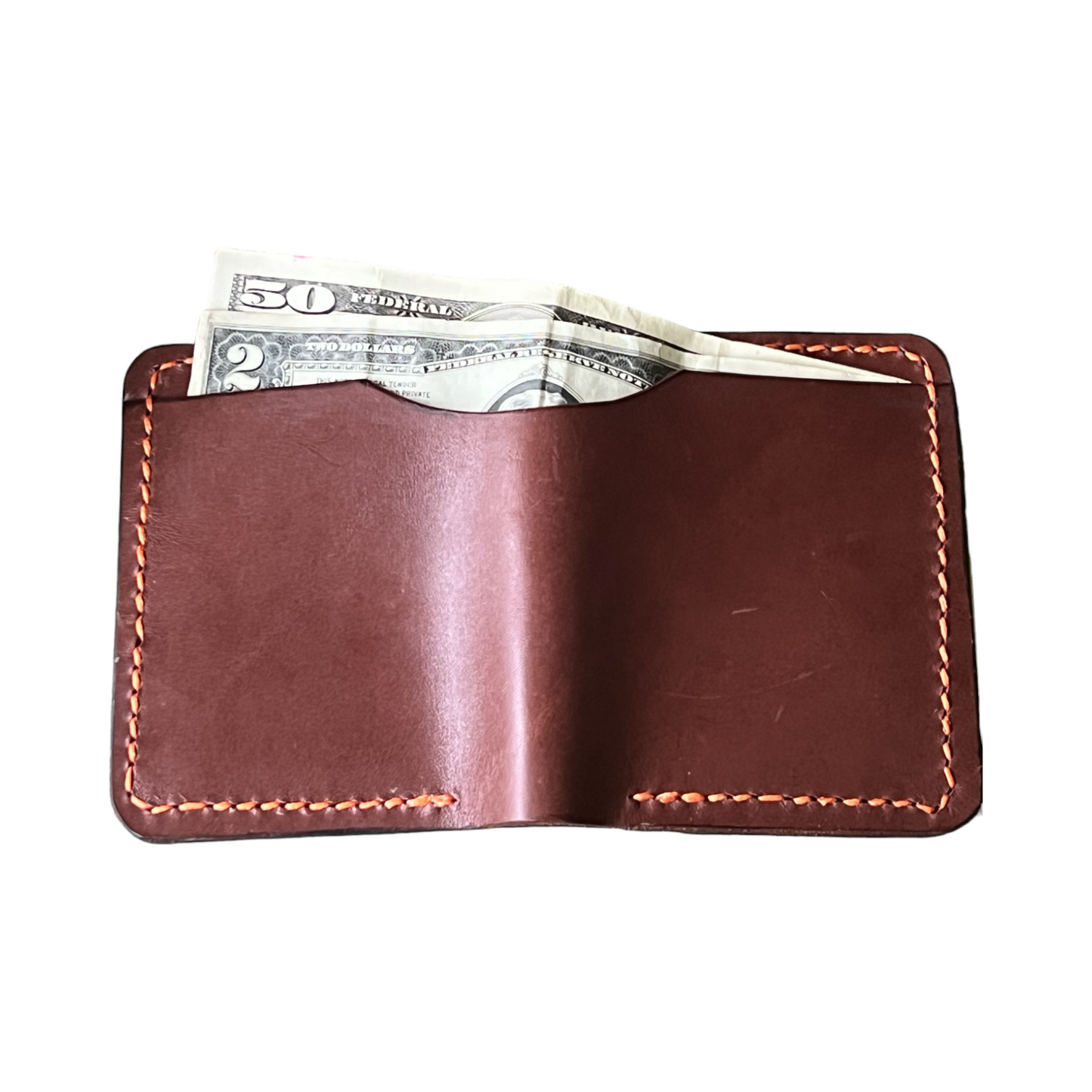 Ryde 'R Die - Brown Italian Vachetta Orange Stitching