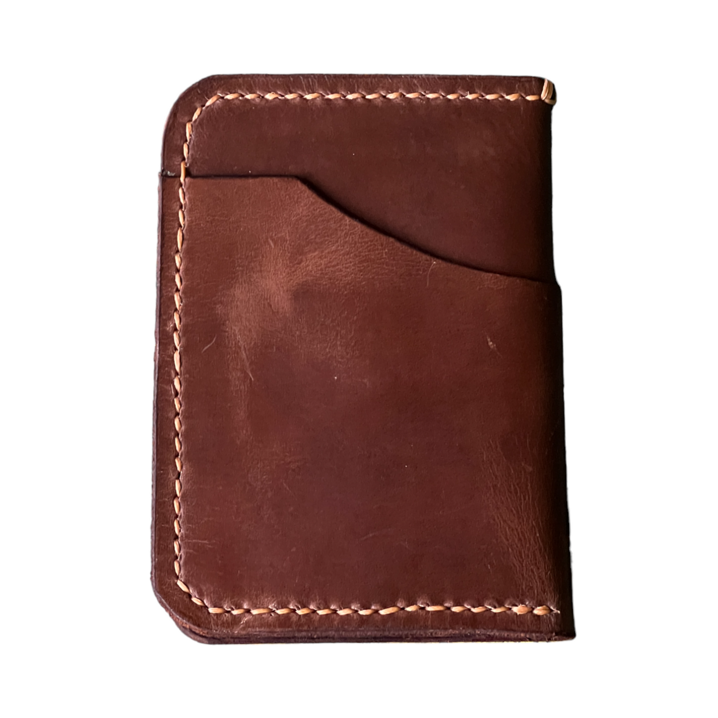 The Papa - Horween Brown Dublin Tan Stitching