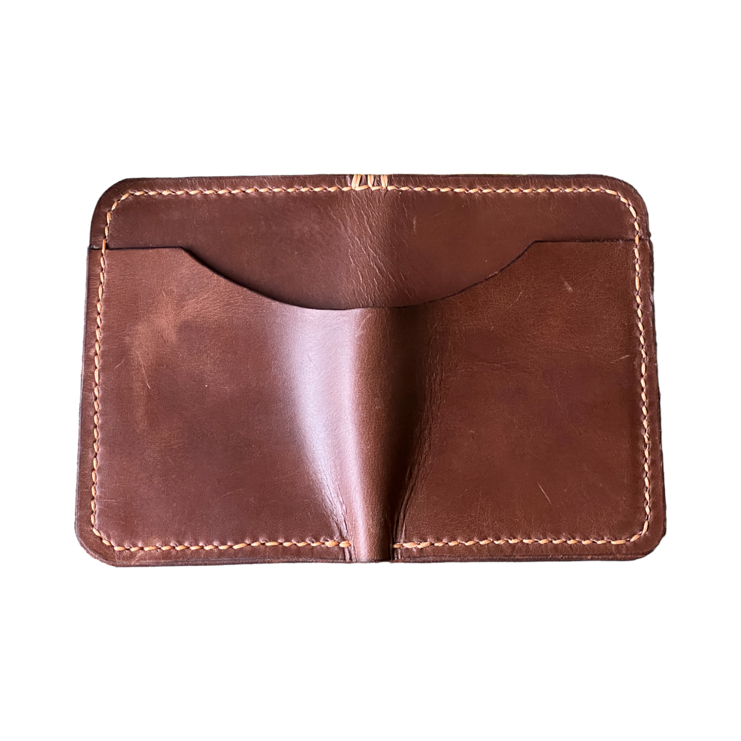 The Papa - Horween Brown Dublin Tan Stitching