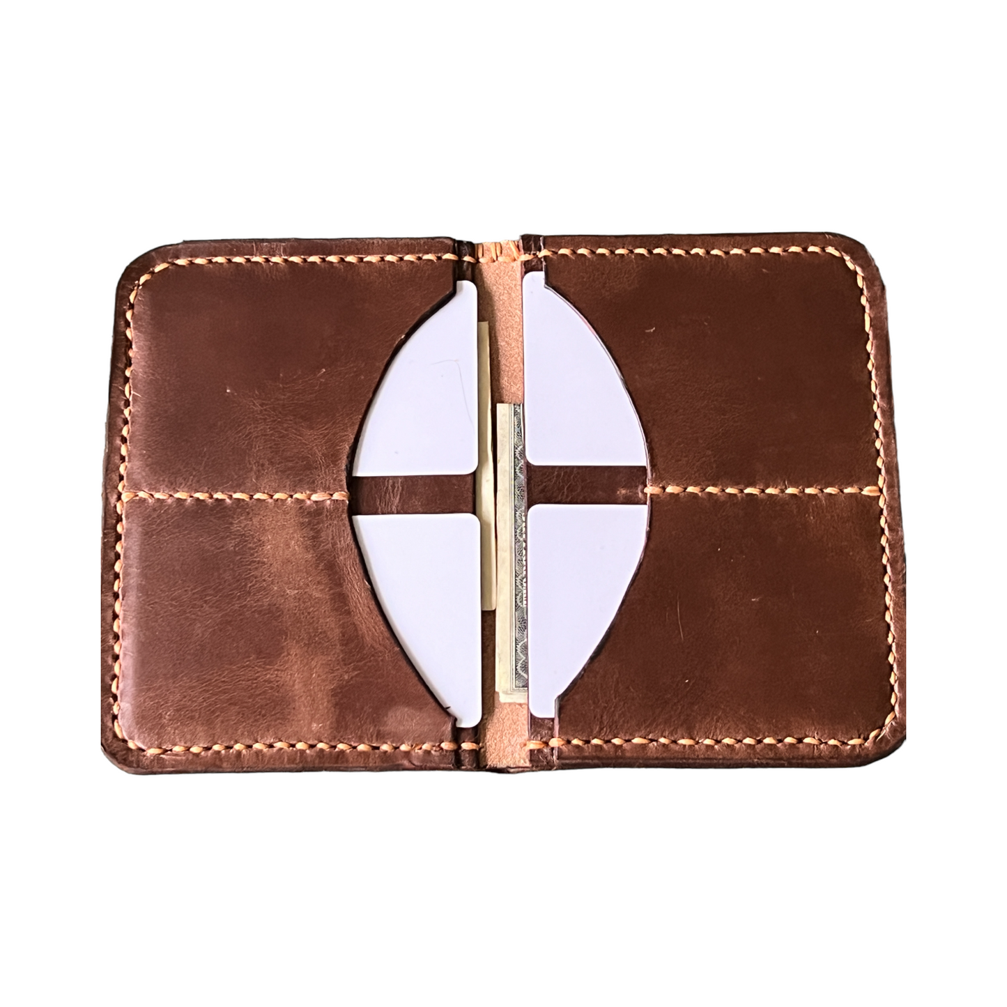 The Papa - Horween Brown Dublin Tan Stitching