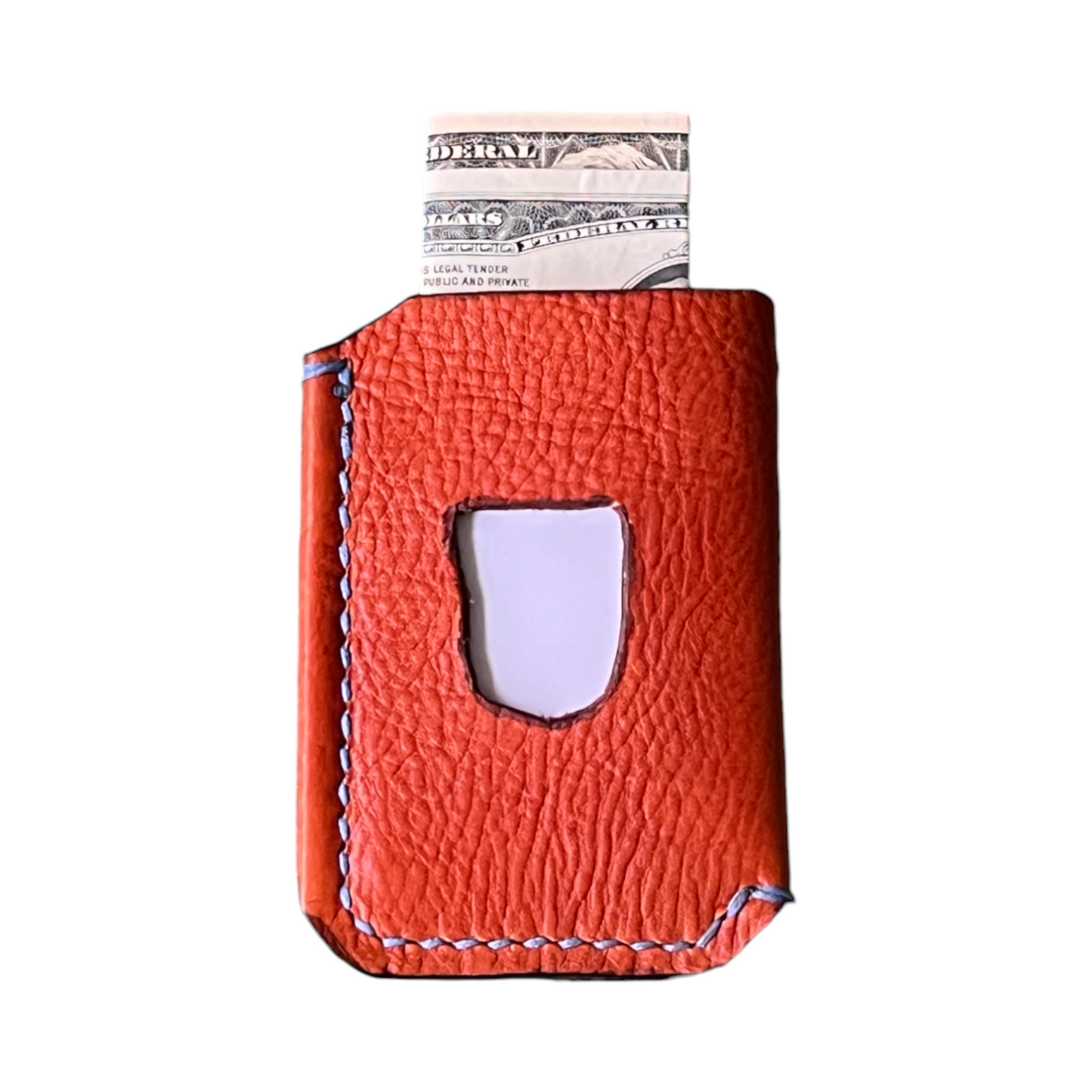 The Buckshot - La Bretagna Orange Blue Stitching