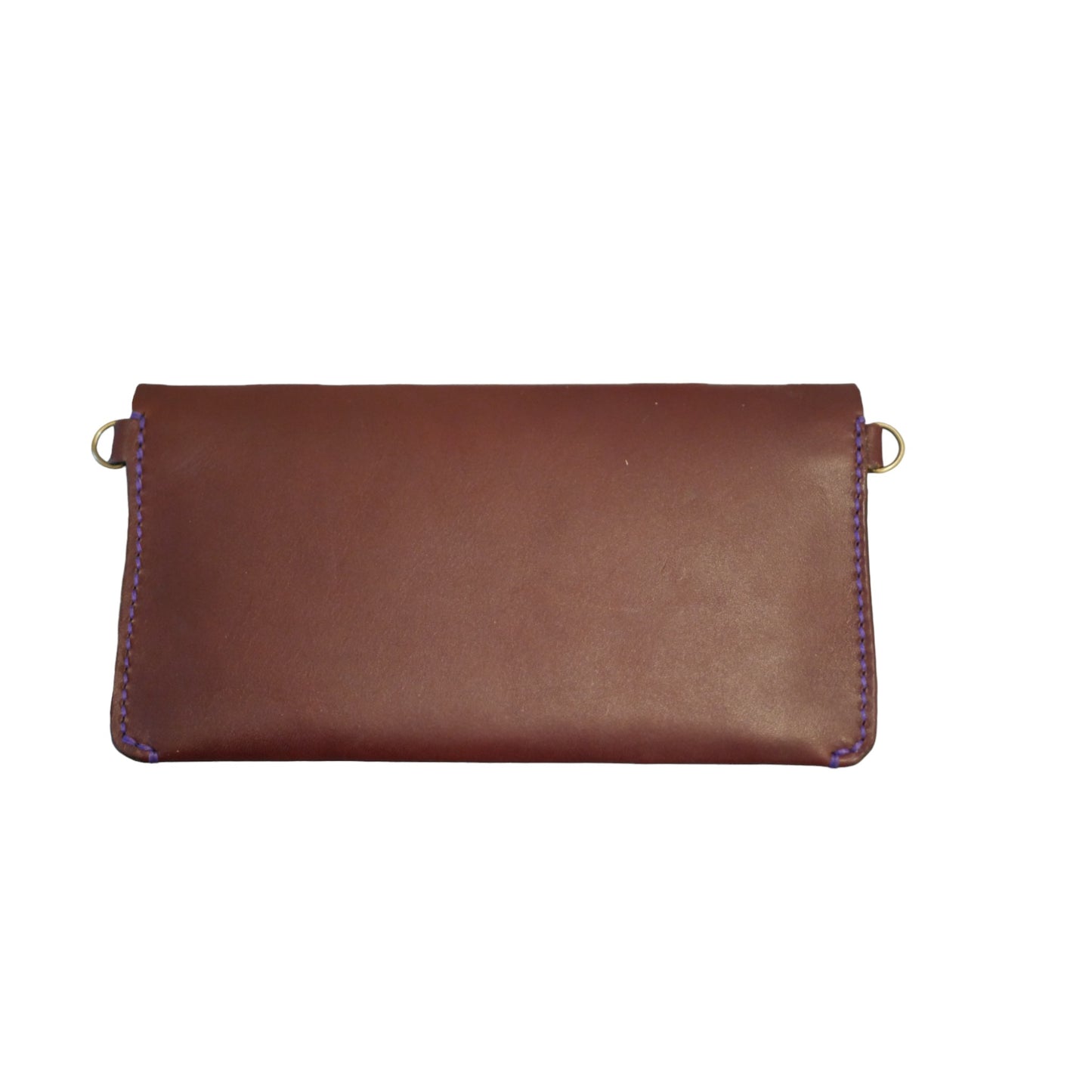 The Patty Crossbody - Burgundy Full Grain Leather